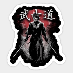 Miyamoto Musashi Japanese Samurai Bushido Ronin Katana Bushi Warrior Sticker